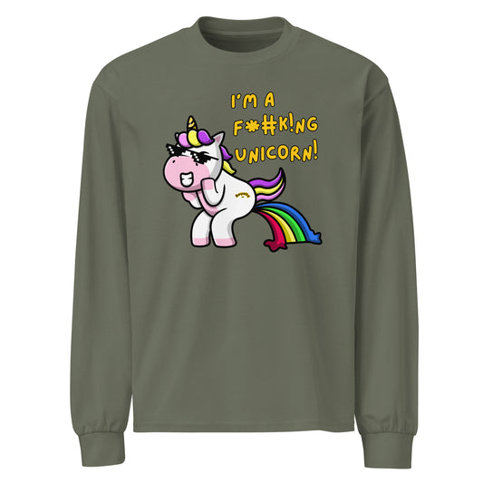 Unicorn heavyweight long sleeve shirt